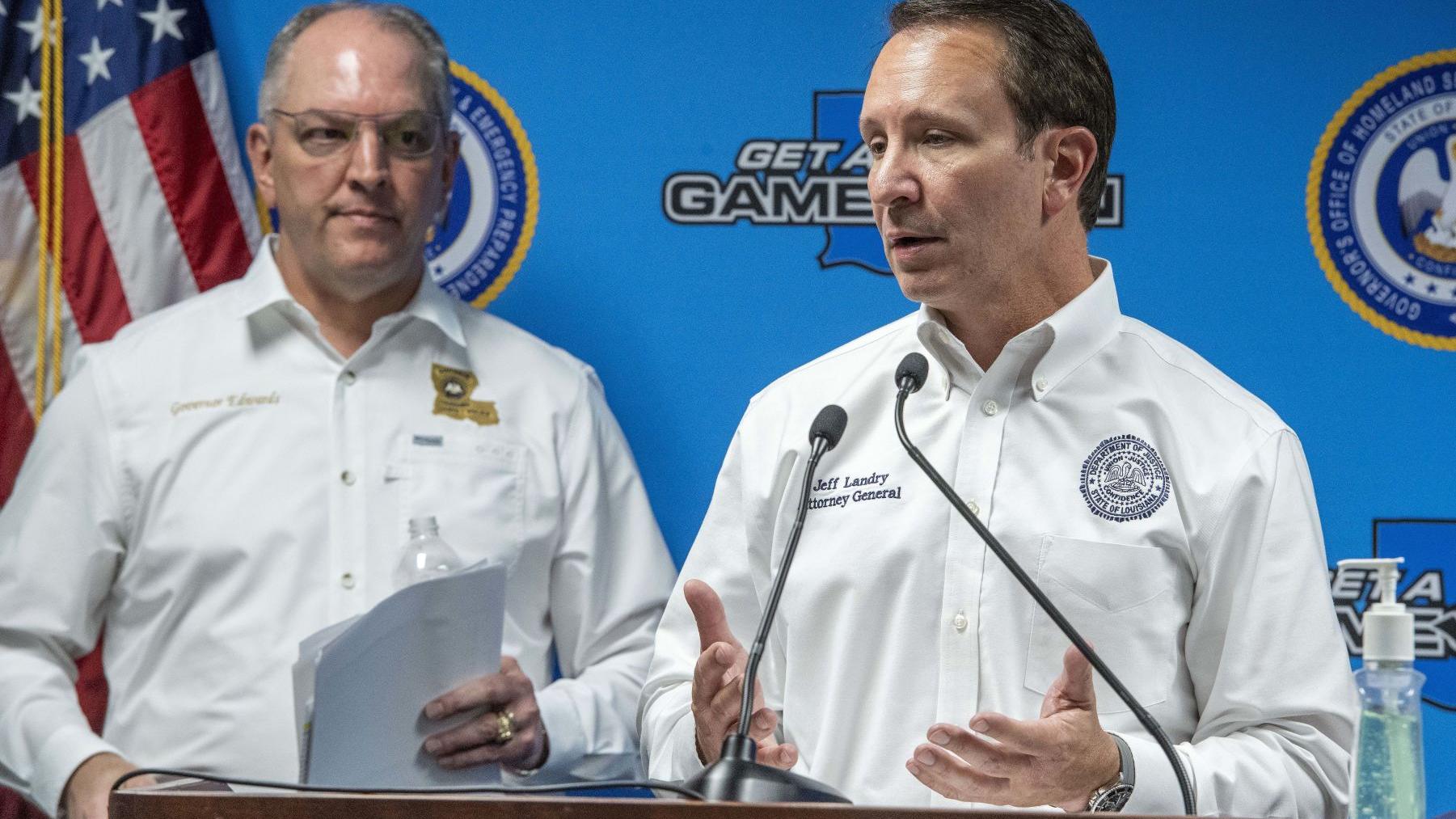 Attorney General Jeff Landry sues Gov. John Bel Edwards over COVID vaccine in schools